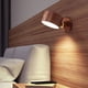 thumbnail image 3 of Aplique de Pared LED Recargable, LáMpara de Noche Montada en la Pared con Puerto USB, Bola MagnéTica Giratoria 360, Luz InaláMbrica, Madera de, 3 of 5
