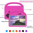 thumbnail image 2 of Tarise Kids Case for Walmart Onn 10.1 Tablet Gen 3 2022 Model 100071485, EVA Shockproof Kids Friendly Convertible Handle Foldable Stand Kids Child Case Cover for Onn 10.1 Inch 3nd Gen 2022, Pink, 2 of 8