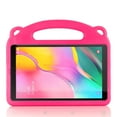 thumbnail image 3 of Kids Case for Samsung Galaxy Tab A 10.1-inch SM-T510 T515 T517 (2019 Release), EVA Foam Lightweight Shockproof Handle Stand Case Friendly Kids Case for Samsung Galaxy Tab A 10.1 2019 Tablet, ROSE, 3 of 7