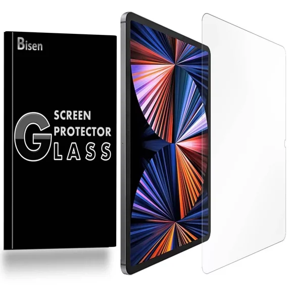 [2-Pack] Fit For iPad Air 11 (7th Gen, 2024) [BISEN] Tempered Glass Screen Protector, Anti-Scratch, Anti-Shock, Shatterproof, Bubble Free