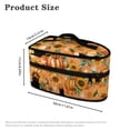 thumbnail image 6 of HELLHERO Garment Steamer Organizer Portable Travel Steamer Carrier Bag for Clothing Ironing Machines Universal for Most Iron Sunflower and Pumpkin Pattern, 6 of 6