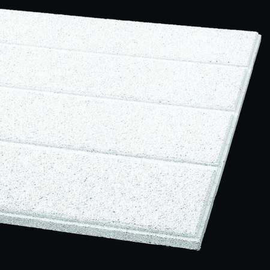ARMSTRONG 511A Cirrus Ceiling Tile, 24 in W x 48 in L , PK6