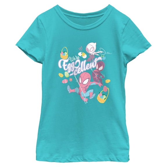 Girls Marvel We Are Eggcellent T Shirt