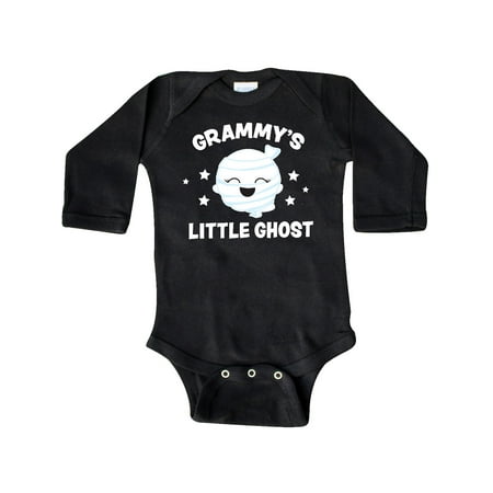 

Inktastic Cute Grammy s Little Ghost with Stars Gift Baby Girl Long Sleeve Bodysuit