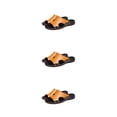 thumbnail image 3 of Jumpingount Zapatillas Zapatos casuales Diapositivas de verano Sandalias planas Moda Cómodo Antideslizante Transpirable Playa Casa Caminar Type1 NO1, 3 of 6