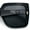 All Black, variant on Womens Squared Half Rim Exposed Lens Plastic Butterfly Fashion Sunglasses All Black