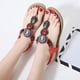 thumbnail image 1 of Sandalias de verano para mujer, sandalias planas sin cordones, zapatos romanos de cristal, sandalias informales con punta abierta Wmkox8yii  nm8400, 1 of 9