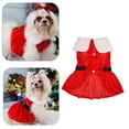 thumbnail image 1 of Vestido de NaviDad para Perros y Gatos Pequeños, Ropa de Invierno Elás, 1 of 7