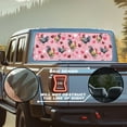thumbnail image 2 of SEANATIVE Valentine's Day Decor Truck Rear Window Decal, UV Protection Perforated See Through Graphic Car Window Sun Shade Stickers for Most Pickup Truck, Chicken Heart-shaped Pink, 2 of 7