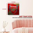 thumbnail image 3 of Arsenal Canvas Wall Art by Mavis Print- 14x14 inches Football Wall Decor | UV & Water Resistant HD Printed & Wooden framed Wall Art | Modern Wall Decor for Gift | Made in USA, 3 of 5