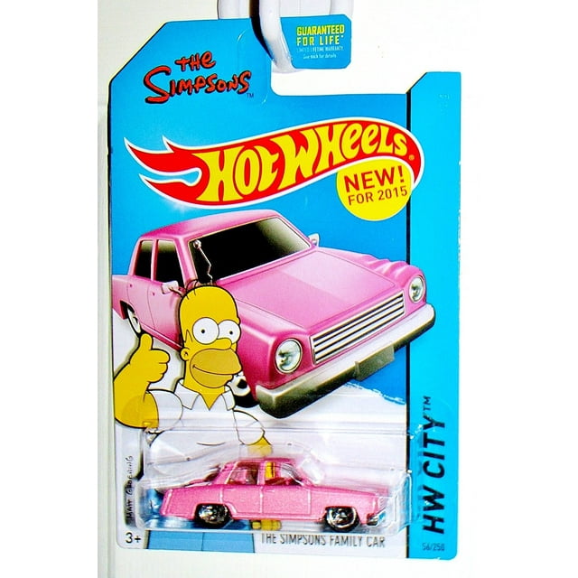 Auto de Juguete Mattel Hot Wheels Familia Simpson 2015