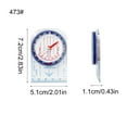 thumbnail image 5 of Yokua Survival Navigation Baseplate Map Compasses with Scale Orienteering Base Plate, 5 of 20