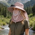 thumbnail image 2 of ibiyuan Solar Fan Hats for Men Wide Brim Solar Fan for Men Women Solar Powered Fan Hat Fishing Hat for Men 2-In Hands-Free Hats Fans Sun Hats for Women Dual Solar Fans for Fishing Hiking, 2 of 4