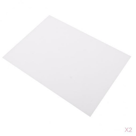 KLKCMS 2 Pieces Easy DIY Printer Inkjet Shrink Plastic Shrinking Film Shrinkable Paper.