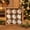 Beige, variant on 9 PCS Flocked Christmas Balls Ornaments, 3.15inch Shatterproof Hanging Plastic Decorative - Glitter Hanging Decor for Xmas Tree, Holiday Party Wedding Decoration