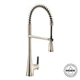 thumbnail image 3 of Moen S5235NL Sinema One Handle Semi Pro Kitchen Faucet - Polished Nickel, 3 of 7