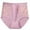 Hot Pink, variant on Alkepwun Plus Size Womens High Waist Cotton Panties Breathable Floral Lace Briefs Underpants Soft Stretchy Full Coverage Underwear on Clearance