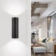 thumbnail image 4 of Lámpara De Pared Led Cob De 6W, Candelabro De Pared De Cilindro Arriba Y Abajo, Resistente Al Agua, Ip65, Blanco Cálido, Ca 85-265V Para Jardín De Pasillo Minnieouse HA025406-06, 4 of 6