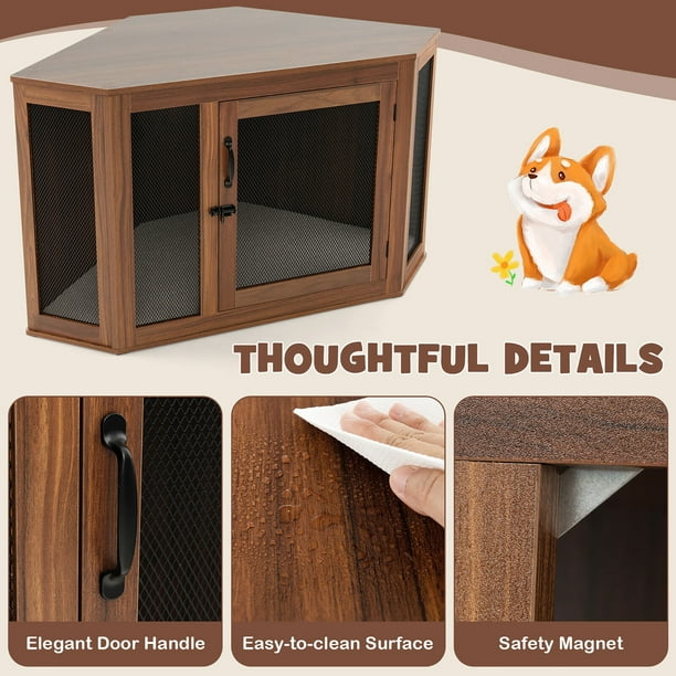 Dog crate end clearance table walmart