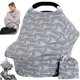 thumbnail image 1 of Funda para asiento de coche con dosel para lactancia materna – Funda multiusos para cochecito de bebé y asiento de coche, fundas para lactancia materna, regalos de ducha para niños y niñas (flechas cl, 1 of 5