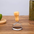 thumbnail image 5 of Juego de 5 moldes para hacer ravioles con sellos, con mango de madera y borde acanalado, para hacer ravioles, bolas de masa y galletas., 5 of 5