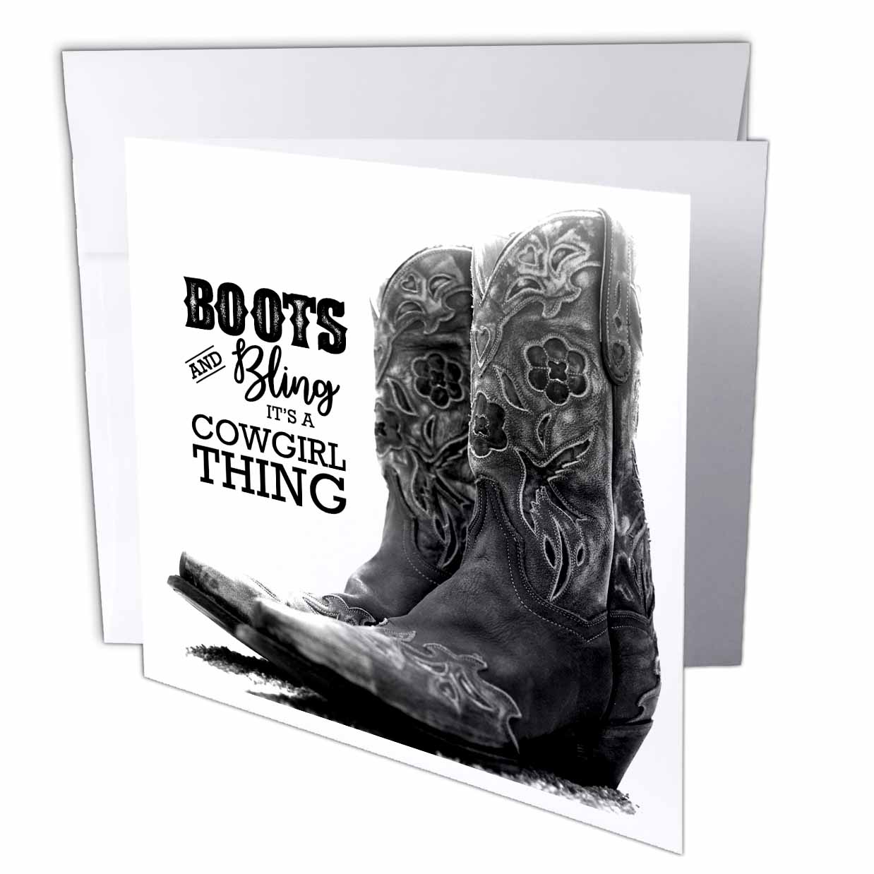 Black and white cowgirl boots. Boots and bling its a cowgirl thing. 12