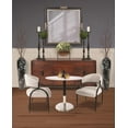 thumbnail image 3 of Tyler Dillon Handcrafted Black & Brass Metal Framed Mirror, 3 of 11