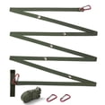 thumbnail image 2 of Soidarity Cuerda para colgar en la tienda, toldo de extensión, gancho para ropa, cordón portátil ajustable para mochilero, correa de pesca con hebillas carpas Rojo Soidarity OD020156-02, 2 of 6