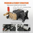 thumbnail image 3 of BENTISM Pressure Washer Pump, 1" Shaft Horizontal Triplex Plunger, 4400 PSI, 4 GPM Flow, Replacement Power Washer Pumps Kit, 3 of 9