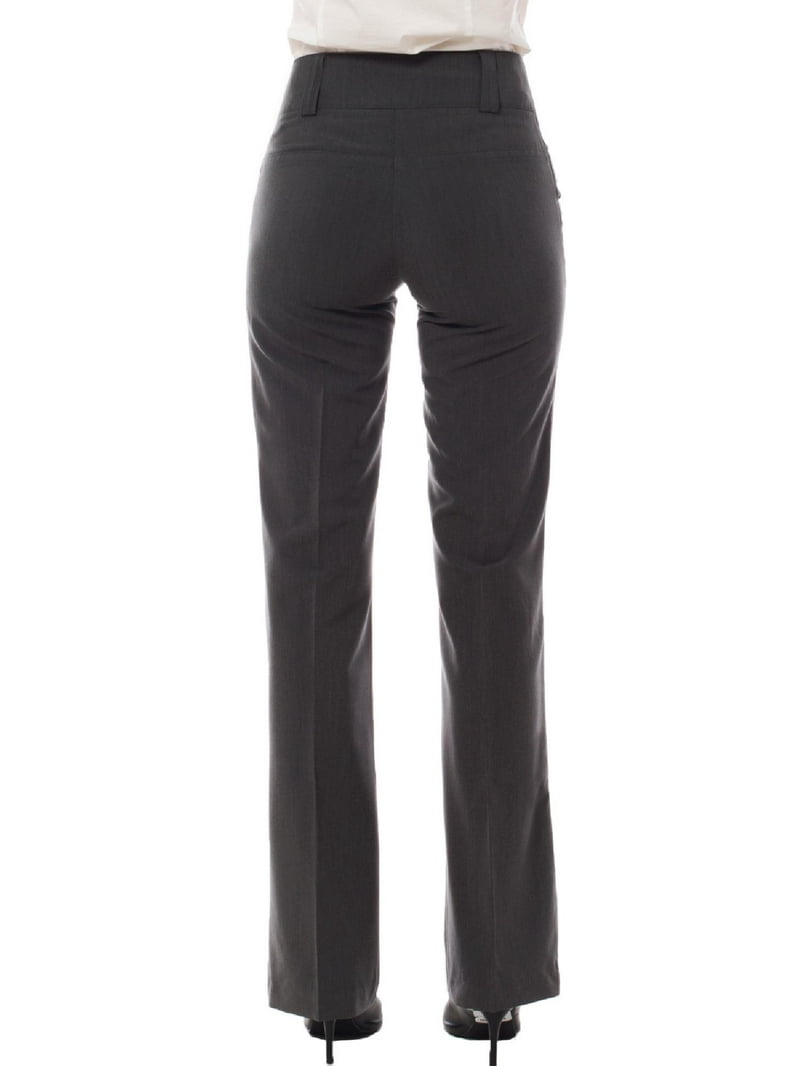 Made by Olivia Women's Bootcut Office Pants, Relaxed Fit Trousers
