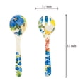 thumbnail image 2 of Gourmet Art 2-Piece 13 Inch Melamine Salad Server/Utensil. Includes Salad Spoon and Fork. (Butterfly Floral), 2 of 2