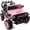 Light Pink, variant on Hikiddo 24V 2 Seater Ride on Truck, 4WD Electric Ride on Car Toy for Big Kids w/Remote, Bluetooth - Pink