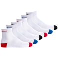 thumbnail image 1 of Calcetines unisex Champion, 6 pares - Calcetines de tripulación, logotipo, raya Blanco EU 39-42, 1 of 1