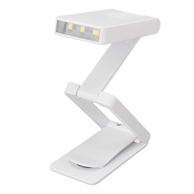 Pequeña Lámpara de Escritorio, Luz de LECTURA USB recargable Plegable Plegable Dimmable para acampar