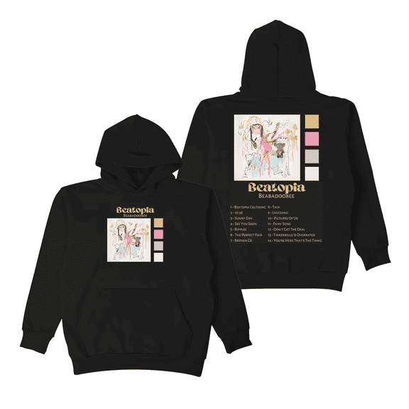 Beabadoobee Merch Hoodie Beatopia Tracklist Long Sleeve Sweatshirt Men Women Streetwear Unisex Pullover