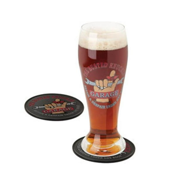 Busted Knuckle Garage BKG-78702 Ensemble de Verres Pilsner, Multicolore