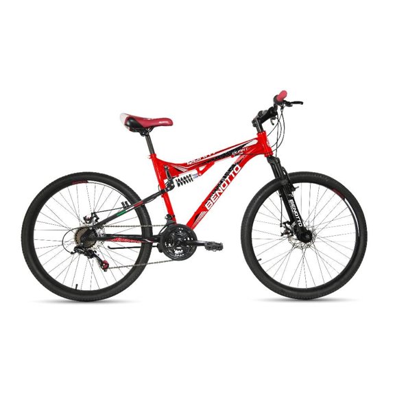 Bicicleta Benotto Quart Tipo Montaña Rodada 29 Doble Suspensión  21 Velocidades  Doble Freno de Disco