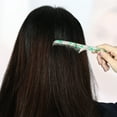 thumbnail image 5 of Unique Bargains 1 Pcs Women Handheld Wide Tooth Comb for Curly Thick Wavy Straight Hair Green, 5 of 6