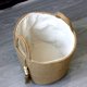 thumbnail image 4 of Inteprter Cesta de alambre Opción de almacenamiento simple pero elegante para cualquier habitación con una fuerte sensación de pesadez y Almacenamiento y organización del hogar yute con forro S, 4 of 6