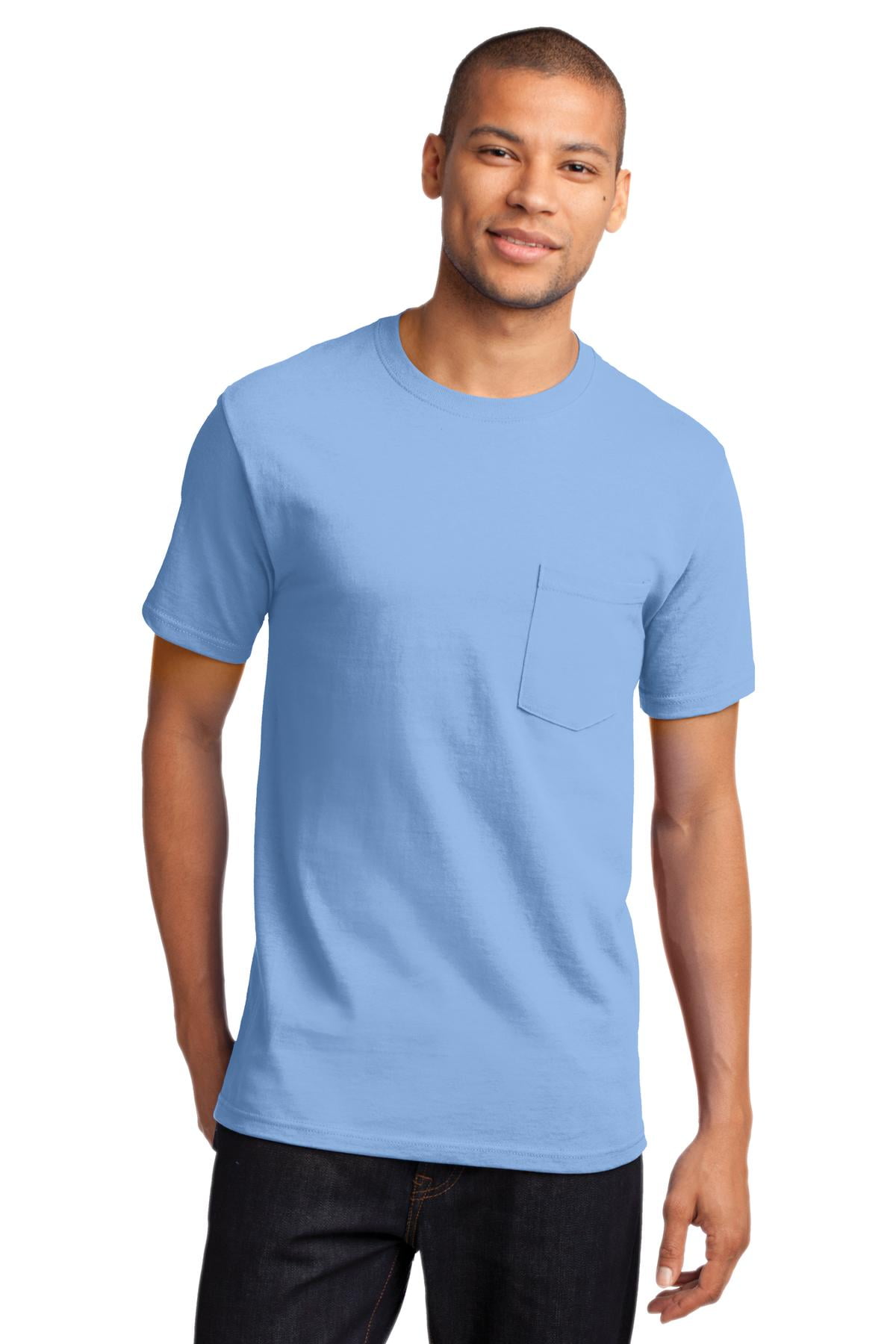Essential T-Shirt with Pocket. Light Blue. S - Walmart.com