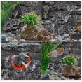 thumbnail image 3 of KAKOWELY fish tank decorations 3D Fish Tank Background Board Reptile Tank Background 3D Rock Stone Background Decorations for Fish Tank Reptile Tank Background, 3 of 5