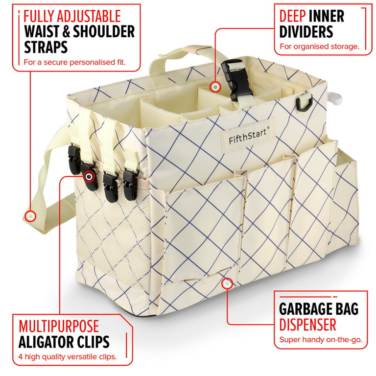 FifthStart Wearable Cleaning Caddy with Handle Caddy Organizer for