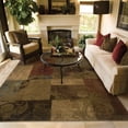 thumbnail image 2 of Avalon Home Hamlet Botanical Transitional Area Rug, Green, 2 of 2