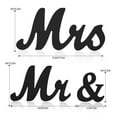 thumbnail image 3 of White Wood Sign Vintage Style Mr and Mrs Sign Mr & Mrs Wooden Letters Rustic Wedding Signs for Wedding Table,Photo Props,Party Table,Top Dinner,Rustic Wedding Decorations, 3 of 9
