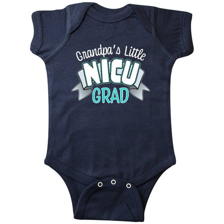 

Inktastic Grandpa s Little Nicu Grad in Blue with Banner Gift Baby Boy or Baby Girl Bodysuit