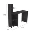 thumbnail image 2 of Depot EShop Toronto Writing Desk With Smokey Oak Finish DE-ELI5559, 2 of 7
