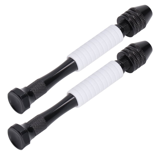 Perceuse à Main, 2Pcs Perceuse à Main Confortable pour Maintenir une Usure Réglable à Haute Efficacité pour 0,3-3,2 Mm de Diamètre de la Tige