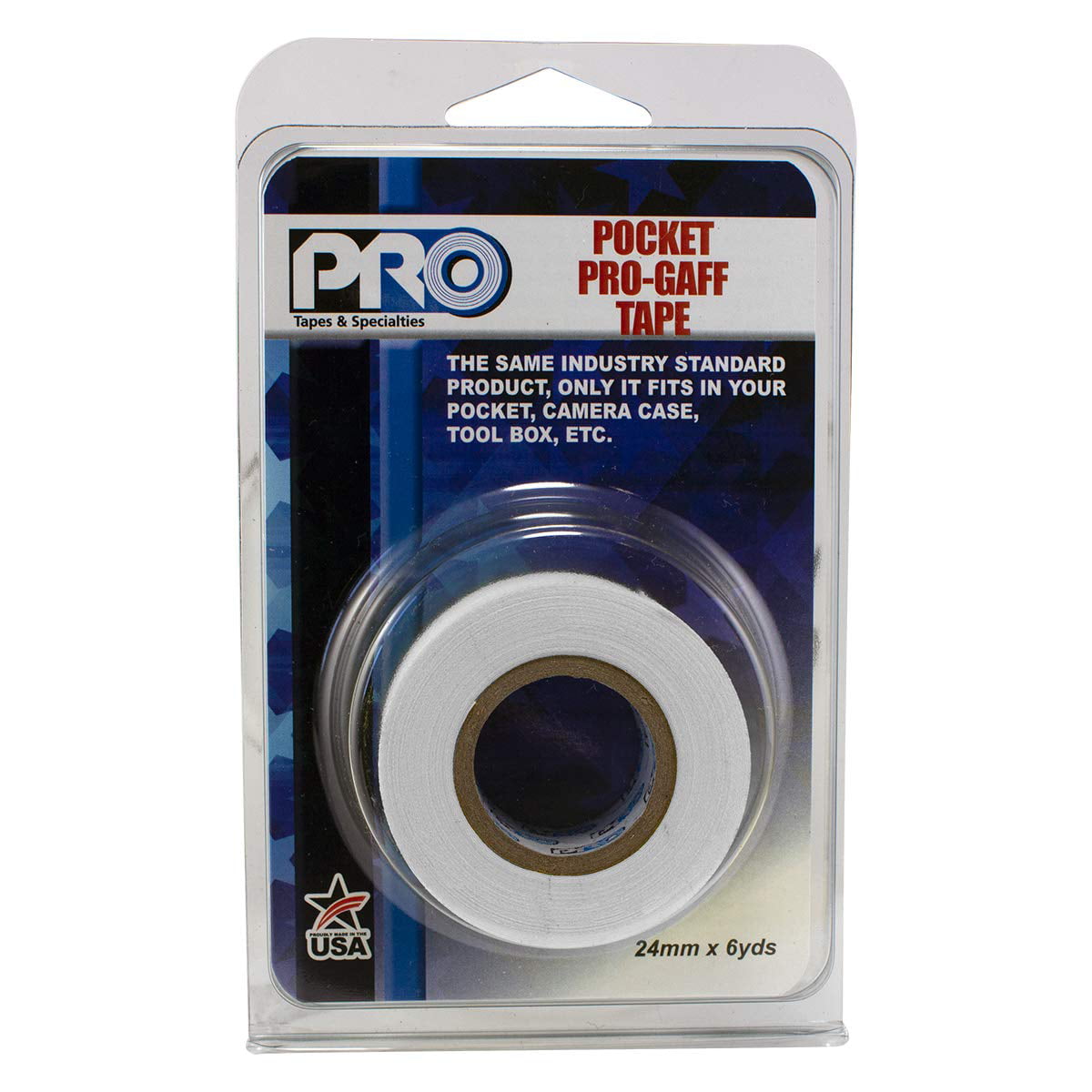 ProTapes 306GB16MWHT1 PRO Pocket Gaff Tape White 1 x 6 yd 