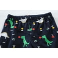 thumbnail image 2 of FEDPOP Toddler Boy Green Dinosaur Pajamas 100% Cotton Short Sleeve Size 3T, 2 of 7