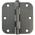 thumbnail image 4 of Ball Bearing Hinge, 3-1/2 Inches, 5/8" Radius Corner, Bulk Pack (100 Each), Satin Nickel by Stone Harbor Hardware, 4 of 53